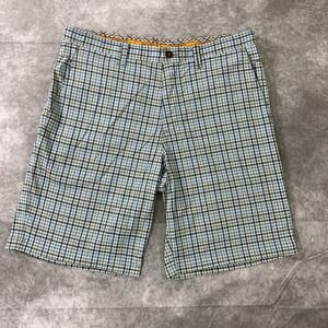 Tommy Bahama Shorts Mens 32 Blue Plaid Harbor Point IslandZone